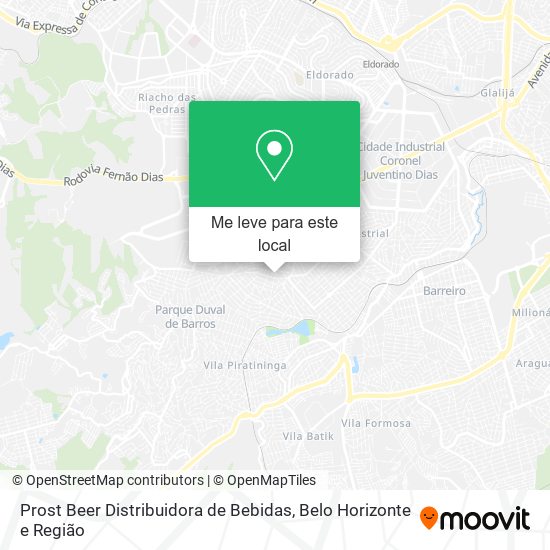 Prost Beer Distribuidora de Bebidas mapa