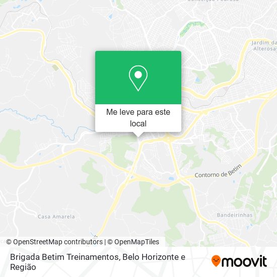 Brigada Betim Treinamentos mapa