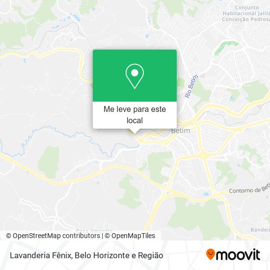 Lavanderia Fênix mapa