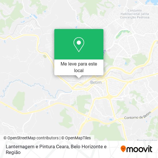 Lanternagem e Pintura Ceara mapa