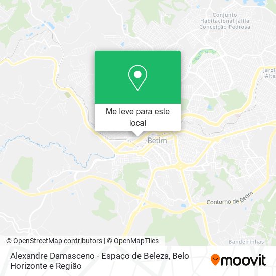 Alexandre Damasceno - Espaço de Beleza mapa