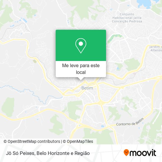 Jô Só Peixes mapa