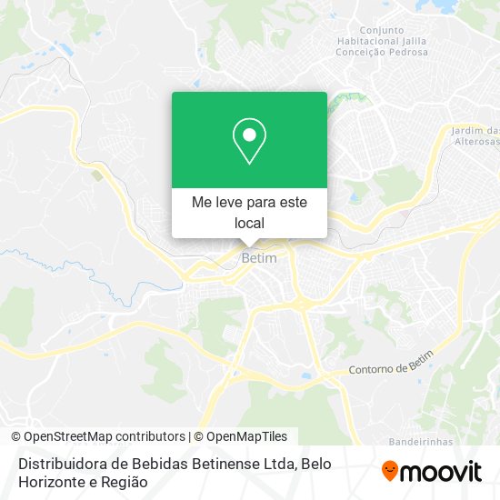 Distribuidora de Bebidas Betinense Ltda mapa