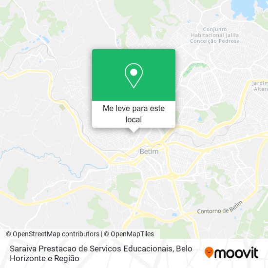 Saraiva Prestacao de Servicos Educacionais mapa