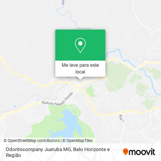 Odontocompany Juatuba MG mapa