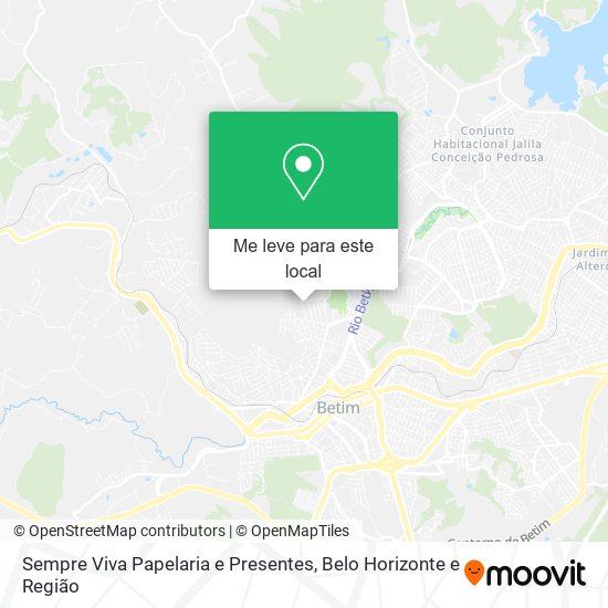 Sempre Viva Papelaria e Presentes mapa