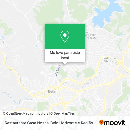 Restaurante Casa Nossa mapa