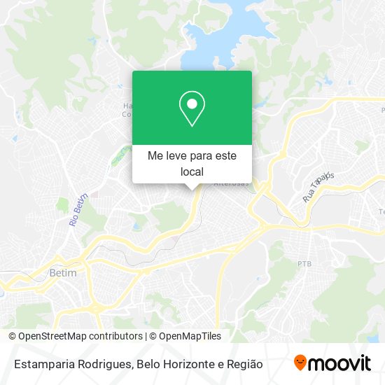 Estamparia Rodrigues mapa