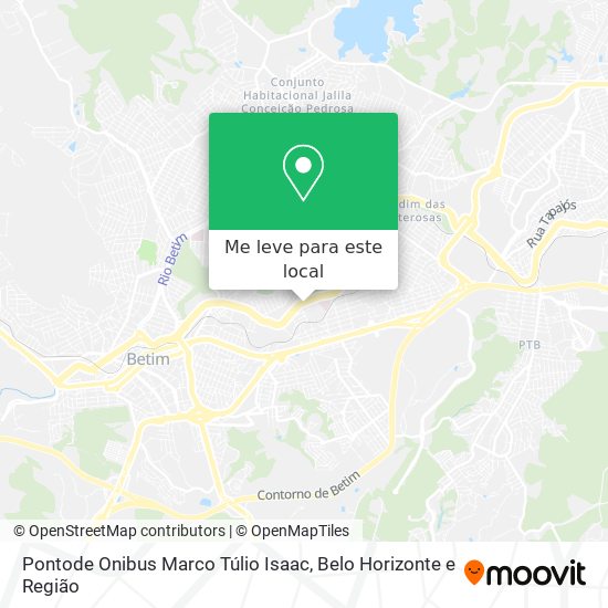 Pontode Onibus Marco Túlio Isaac mapa