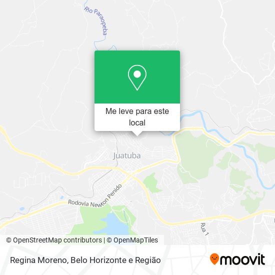 Regina Moreno mapa