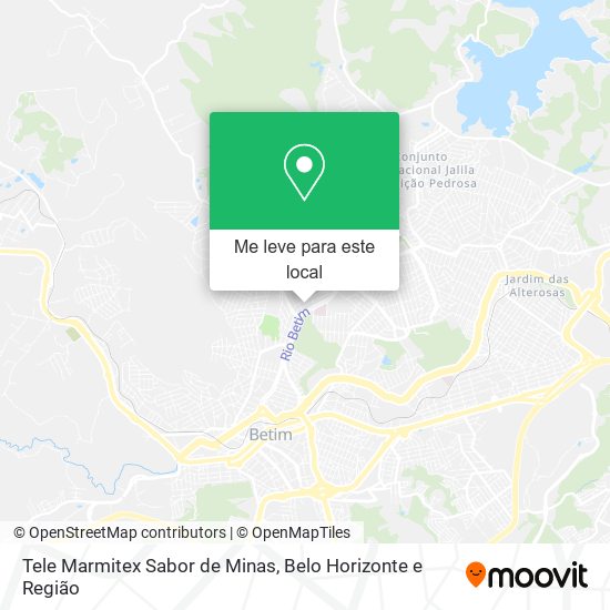 Tele Marmitex Sabor de Minas mapa