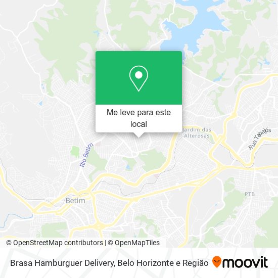 Brasa Hamburguer Delivery mapa