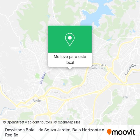 Deyvisson Bolelli de Souza Jardim mapa