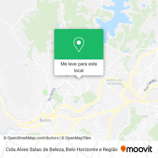 Cida Alves Salao de Beleza mapa