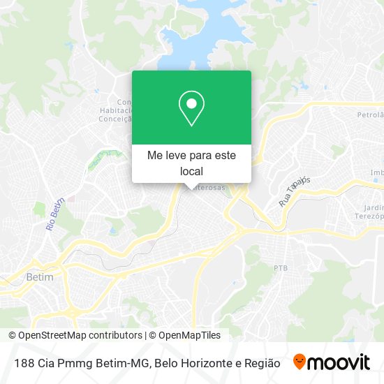 188 Cia Pmmg Betim-MG mapa