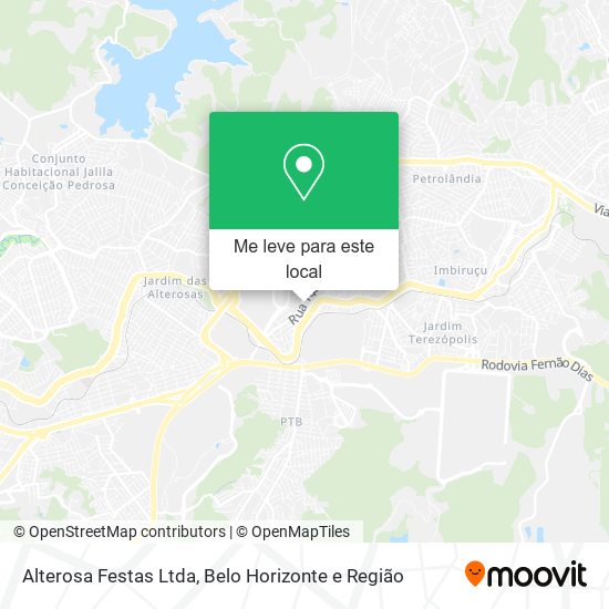 Alterosa Festas Ltda mapa