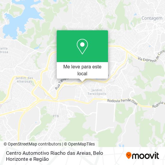 Centro Automotivo Riacho das Areias mapa