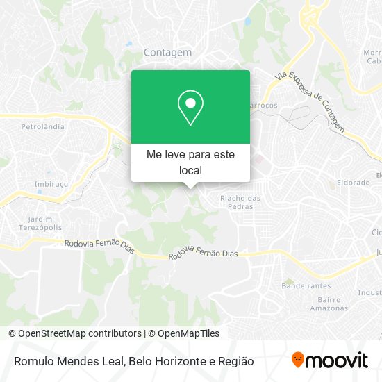 Romulo Mendes Leal mapa