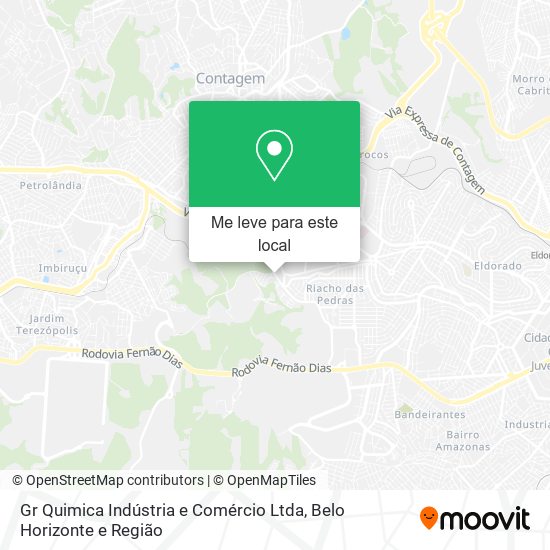 Gr Quimica Indústria e Comércio Ltda mapa