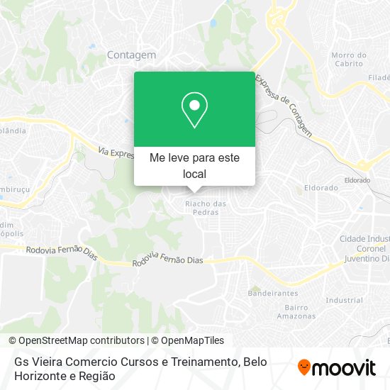 Gs Vieira Comercio Cursos e Treinamento mapa