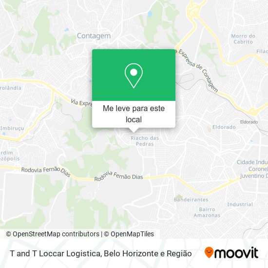 T and T Loccar Logistica mapa