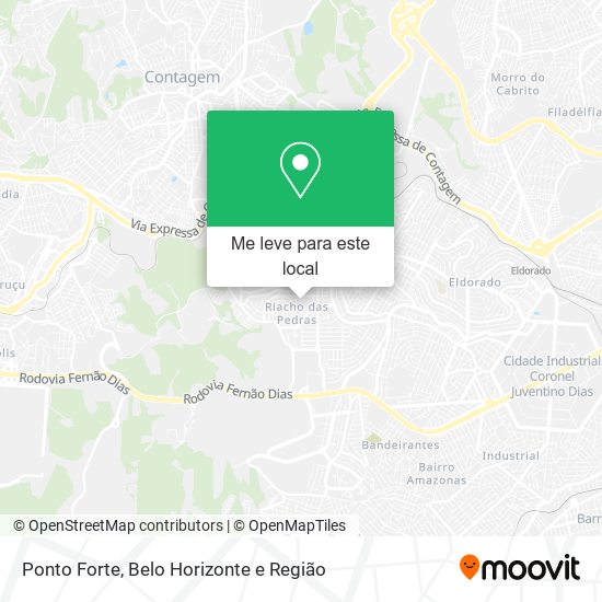Ponto Forte mapa