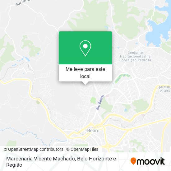 Marcenaria Vicente Machado mapa