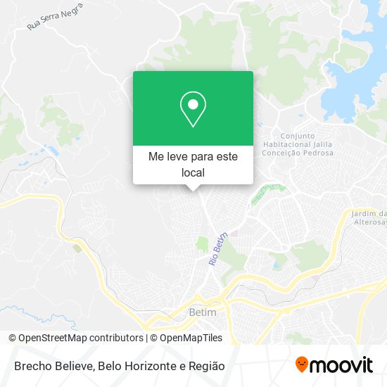 Brecho Believe mapa