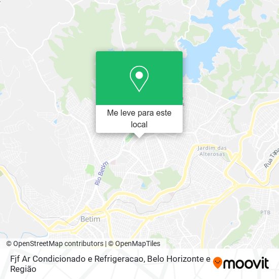 Fjf Ar Condicionado e Refrigeracao mapa