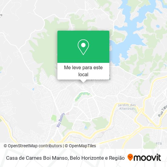 Casa de Carnes Boi Manso mapa