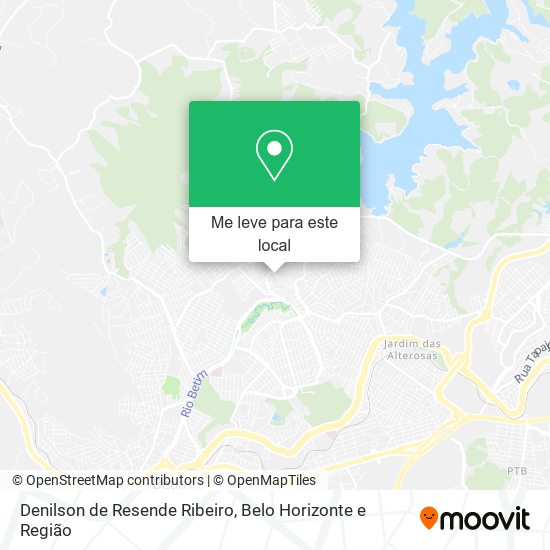 Denilson de Resende Ribeiro mapa