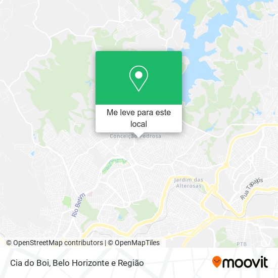 Cia do Boi mapa