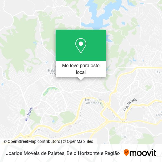 Jcarlos Moveis de Paletes mapa