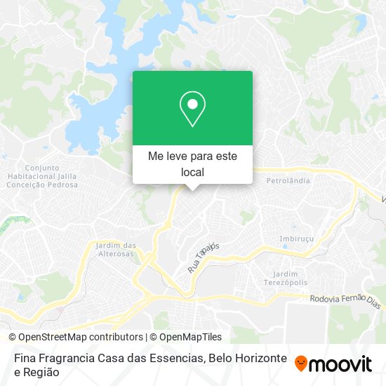 Fina Fragrancia Casa das Essencias mapa