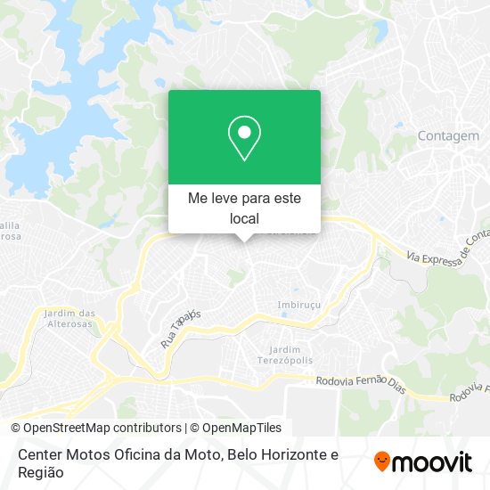 Center Motos Oficina da Moto mapa