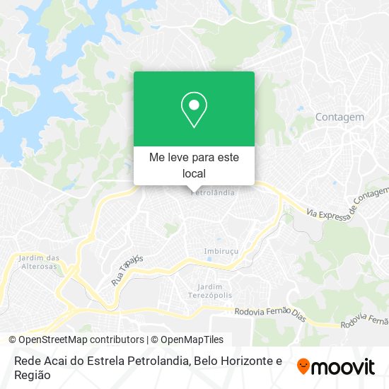 Rede Acai do Estrela Petrolandia mapa