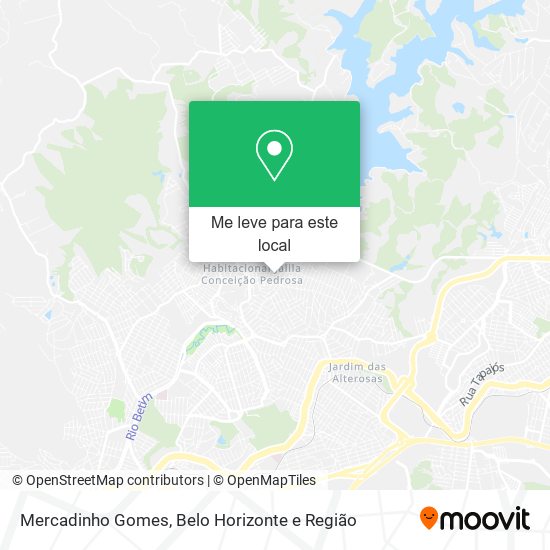 Mercadinho Gomes mapa