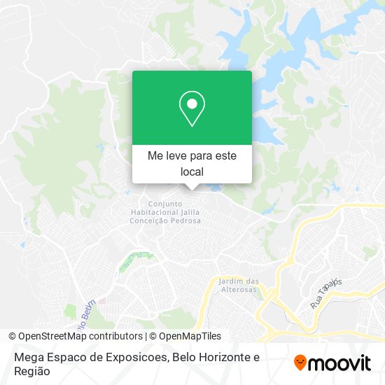Mega Espaco de Exposicoes mapa