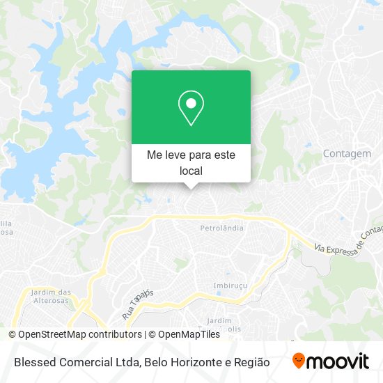 Blessed Comercial Ltda mapa