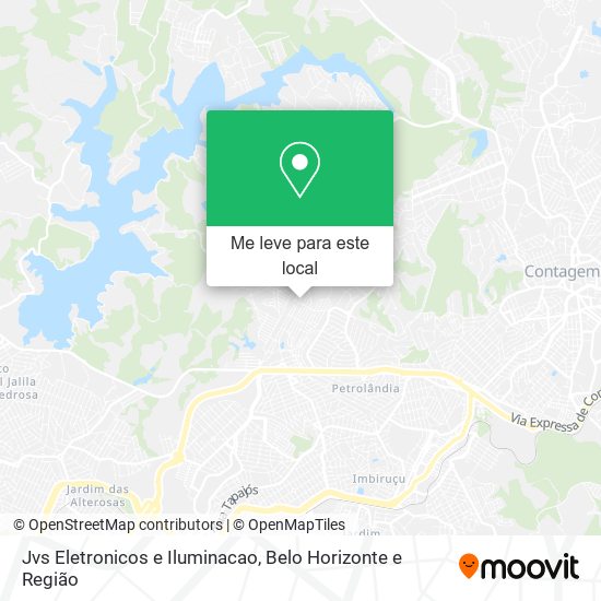 Jvs Eletronicos e Iluminacao mapa