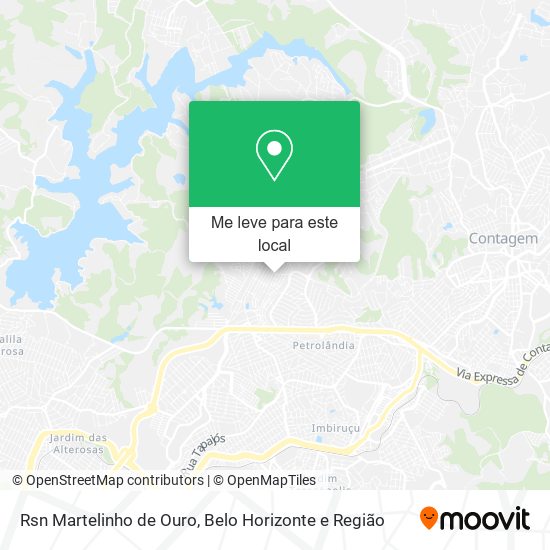 Rsn Martelinho de Ouro mapa