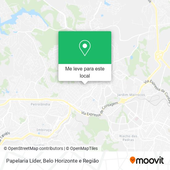 Papelaria Líder mapa