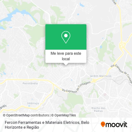 Fercon Ferramentas e Materiais Eletricos mapa