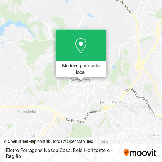 Eletro Ferragens Nossa Casa mapa