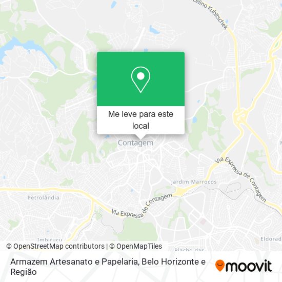 Armazem Artesanato e Papelaria mapa