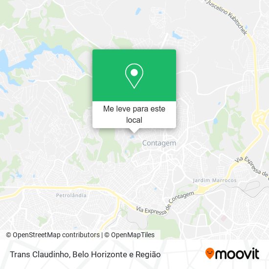 Trans Claudinho mapa