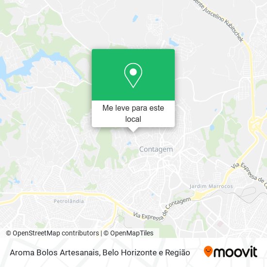 Aroma Bolos Artesanais mapa