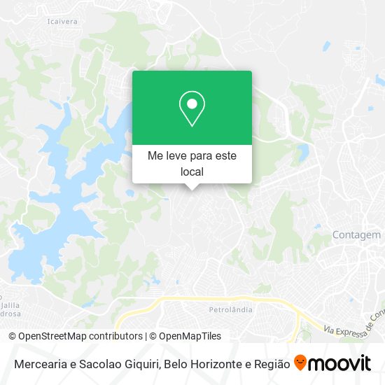 Mercearia e Sacolao Giquiri mapa