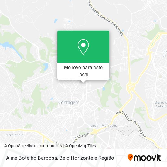 Aline Botelho Barbosa mapa