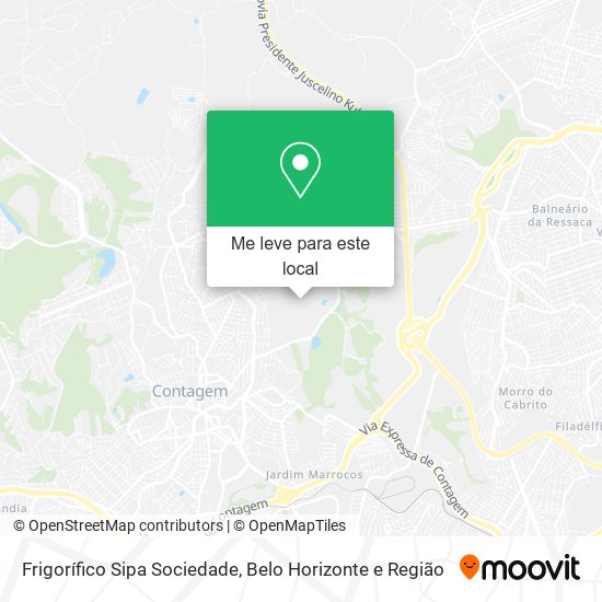 Frigorífico Sipa Sociedade mapa